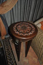 стол деревянный круглый